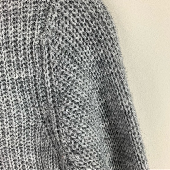 Brandy Melville Gray Crew Neck Knit Sweater Dress - Picture 7 of 9